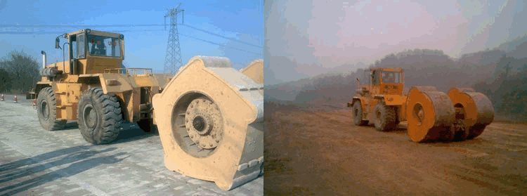 沖擊式壓路機施工作業(yè)方法之錯輪回轉(zhuǎn)法